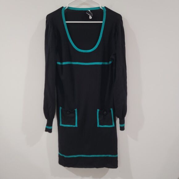 Trina Turk Los Angeles Womens Sweater Dress Size Medium Cashmere Silk Classic - Picture 1 of 7